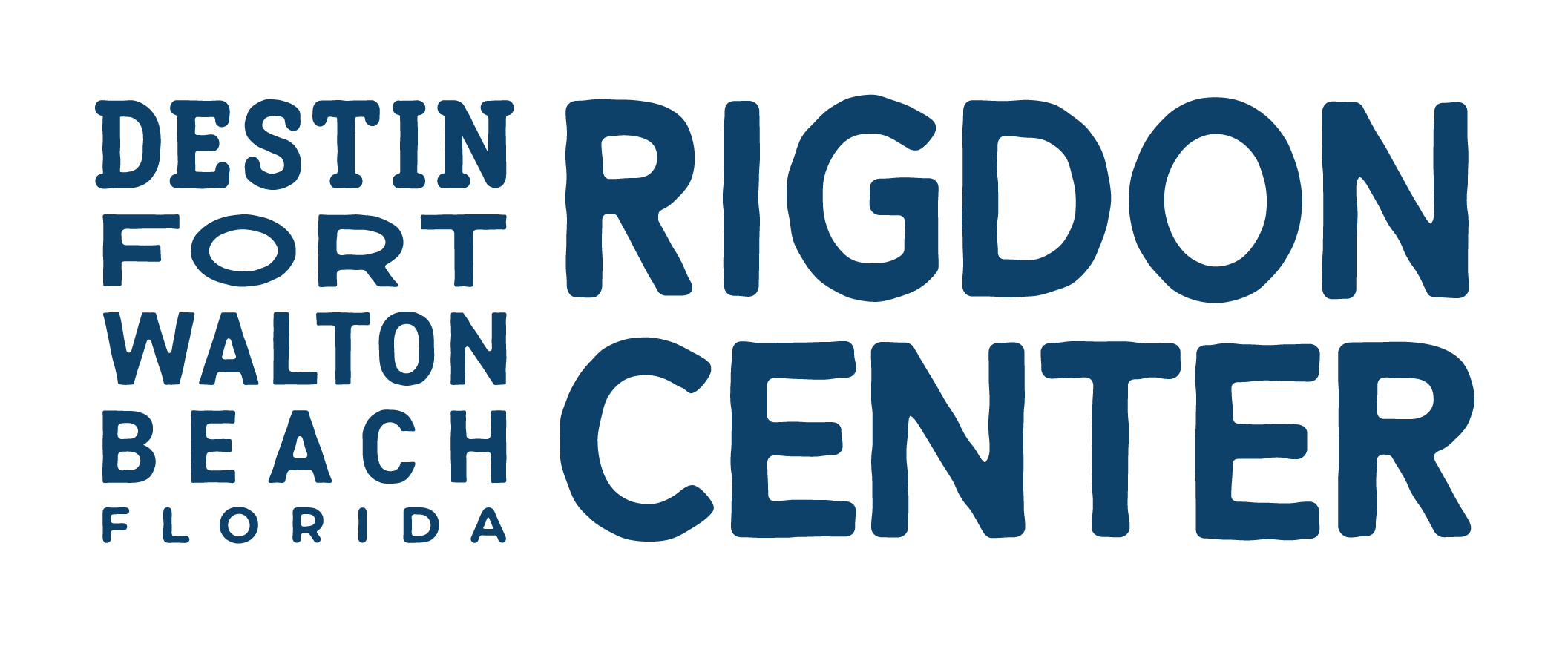 Blue text logo reading 
