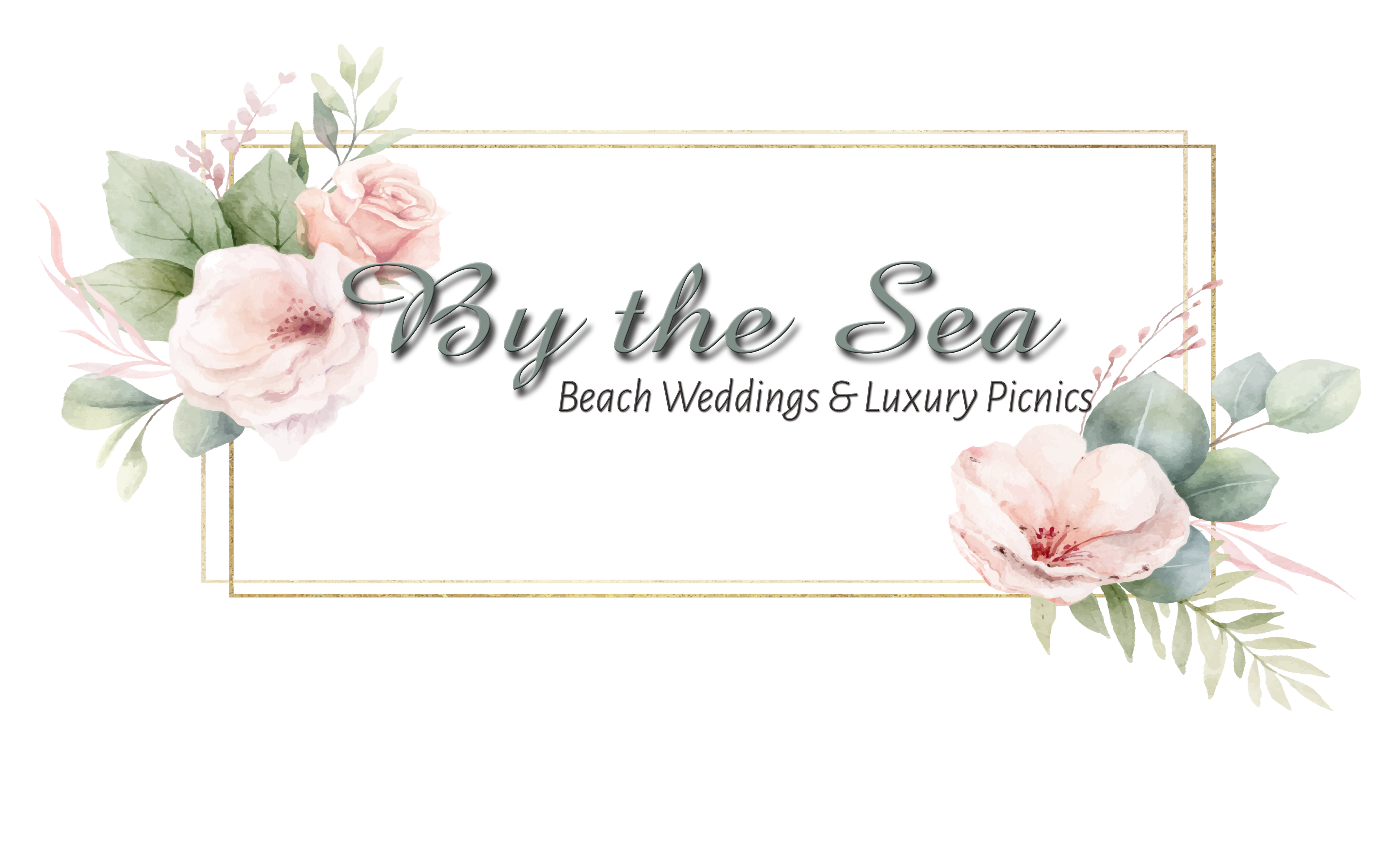 Floral border with text