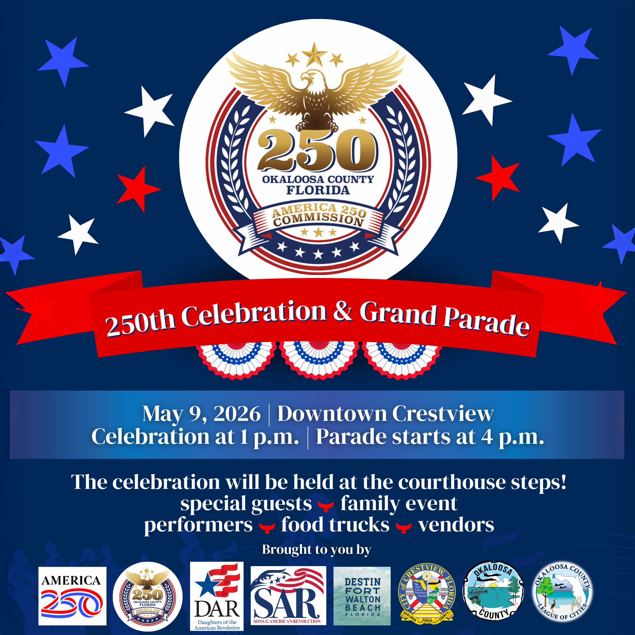 250th Celebration & Grand Parade Downtown Crestview